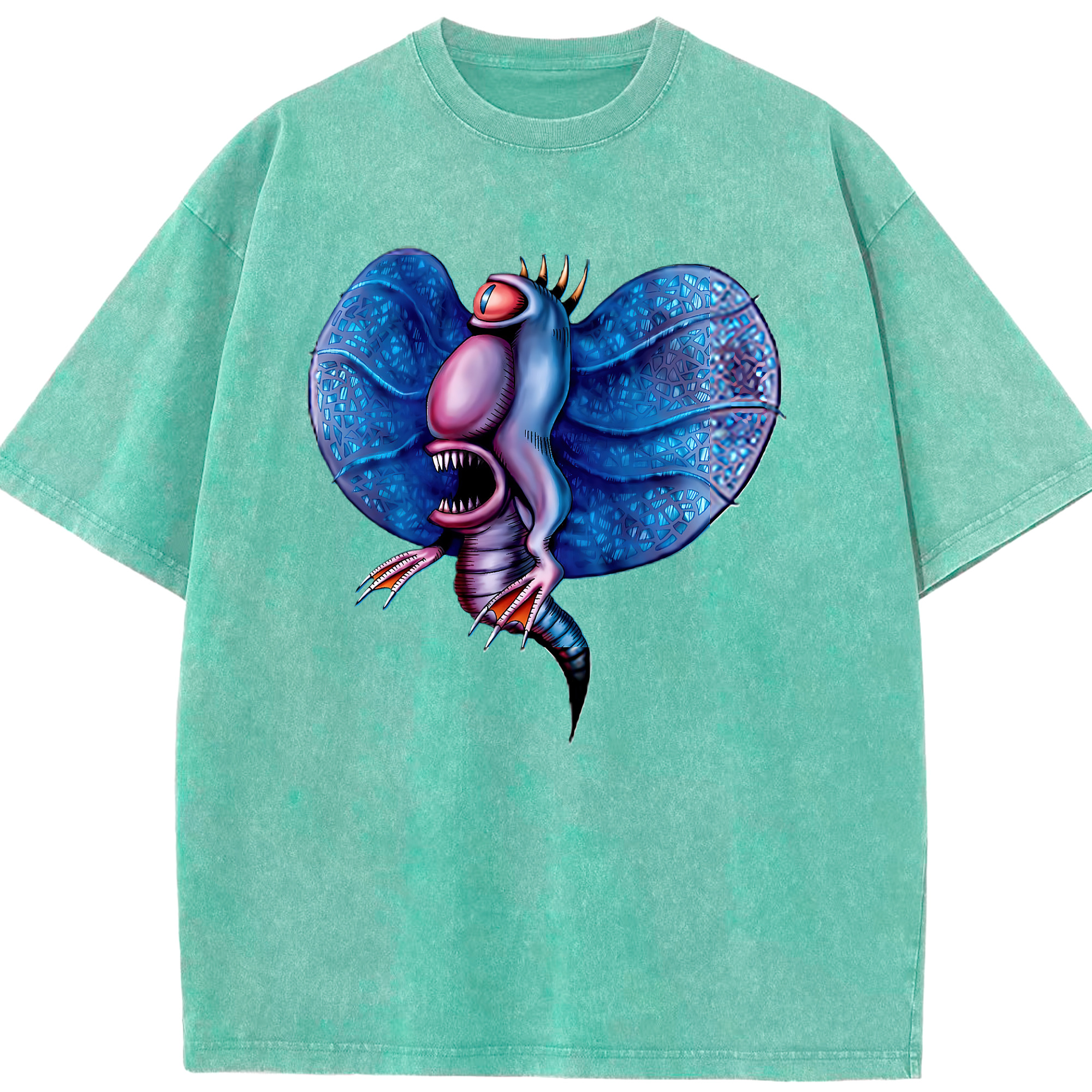 （画像用） 遊☆戯☆王 Yu-Gi-Oh! 綿100% ヴィンテージ風 半袖Tシャツ（フロントプリント）